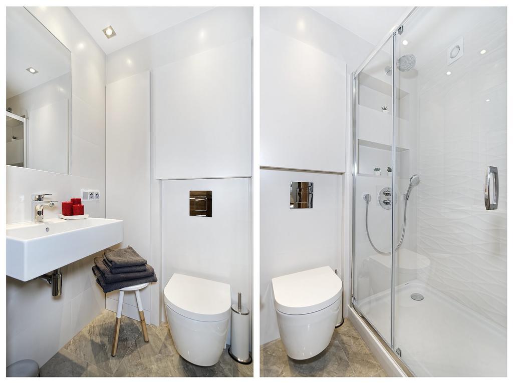 Apartment Powisle Solec วอร์ซอ ภายนอก รูปภาพ